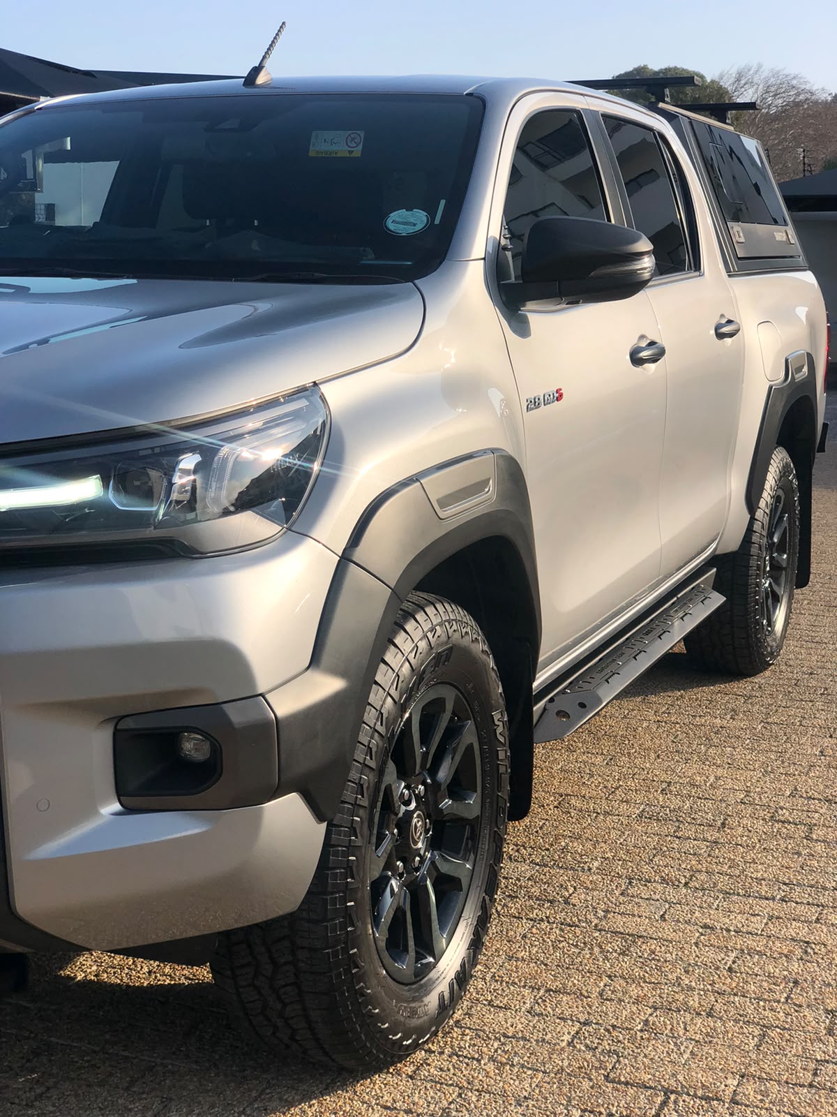 Toyota Hilux after wash